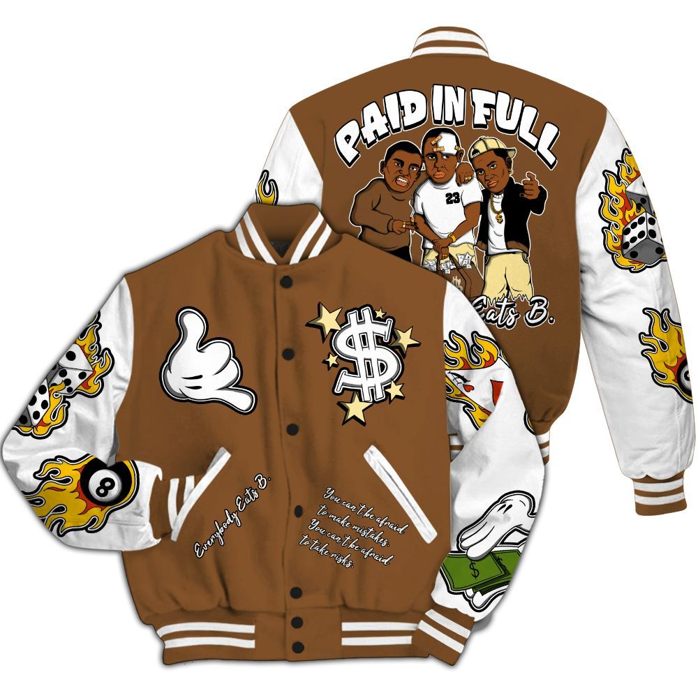 Varsity Jacket To Match Air Max 90 Escape - Funny Everybody Paid In Full Graphic All Over Print