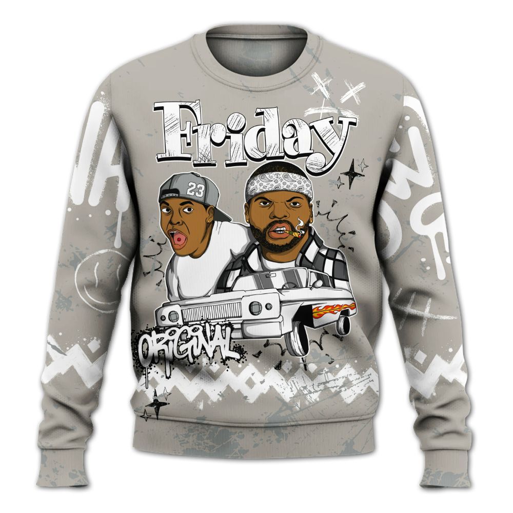 Sweatshirt To Match Dunk Low Appears Oreo - Friday Sneaker Crayon All Over Print