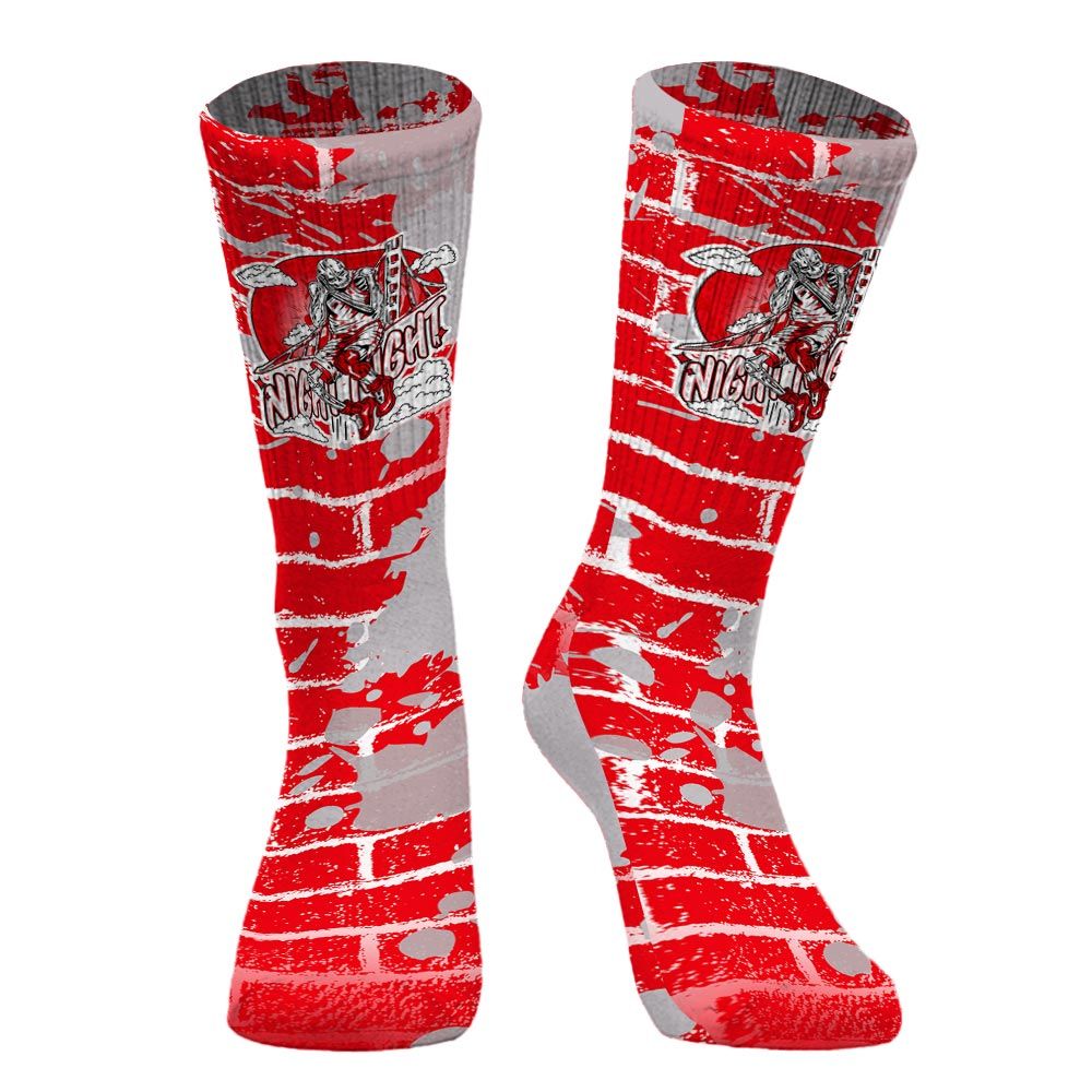 Sock To Match Air Max 1 Low Poly - Seeya Skeleton Brick