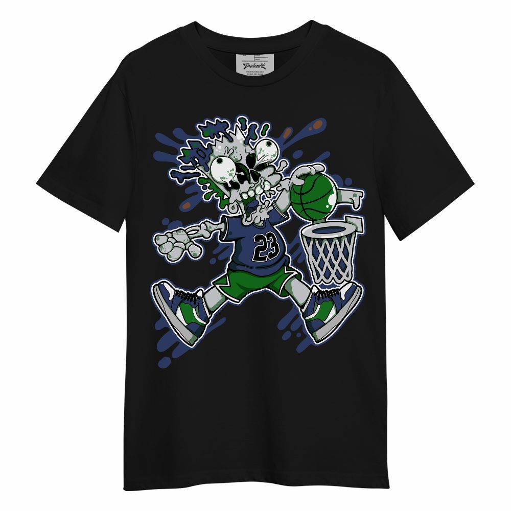 Shirt To Match Midnight Navy 13s - 85's Dunks Graphic Unisex Shirt