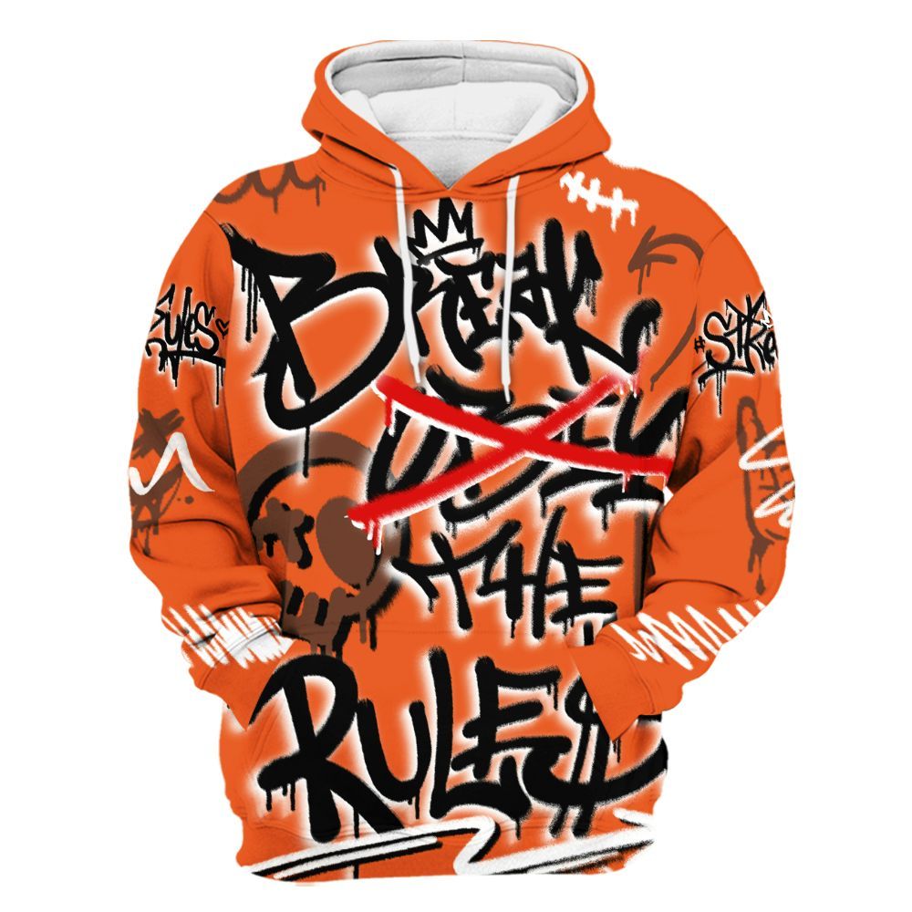 Hoodie To Match High OG Starfish 1s - Break Rules Streetwear All Over Print