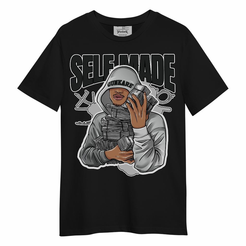 Shirt To Match Metallic Silver 14s - Selfmade Unqiue Unisex Shirt