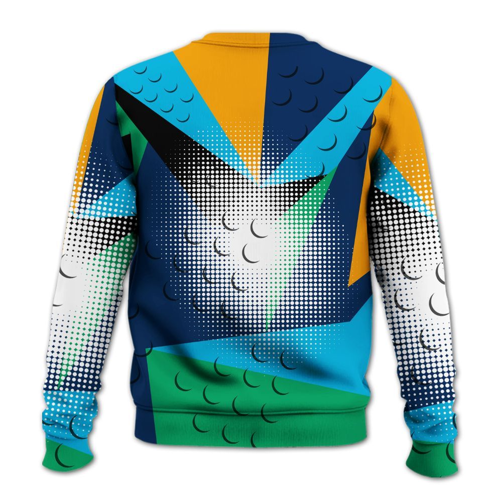 Sweatshirt To Match Dunk Low GS Electric Algae - Poly Custom Name Number 23 5s All Over Print