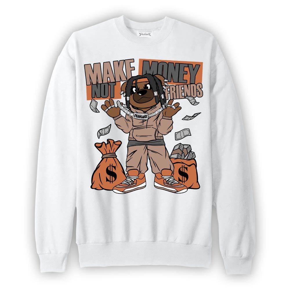 Sweatshirt To match OG Latte 1s Sweatshirt - Moneys Not Friend Bear Graphic
