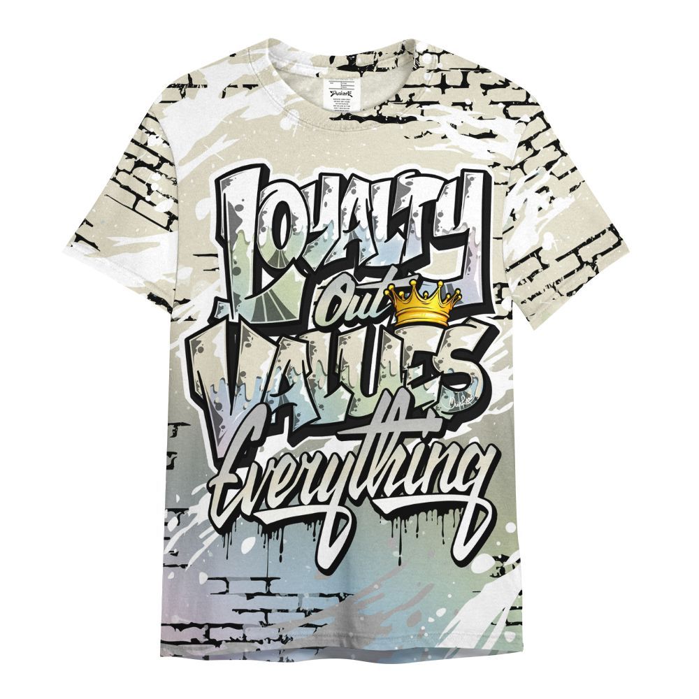 Shirt To Match Joins Year Of The Snake 5s - Values Of Loyalty Drip All Over Print