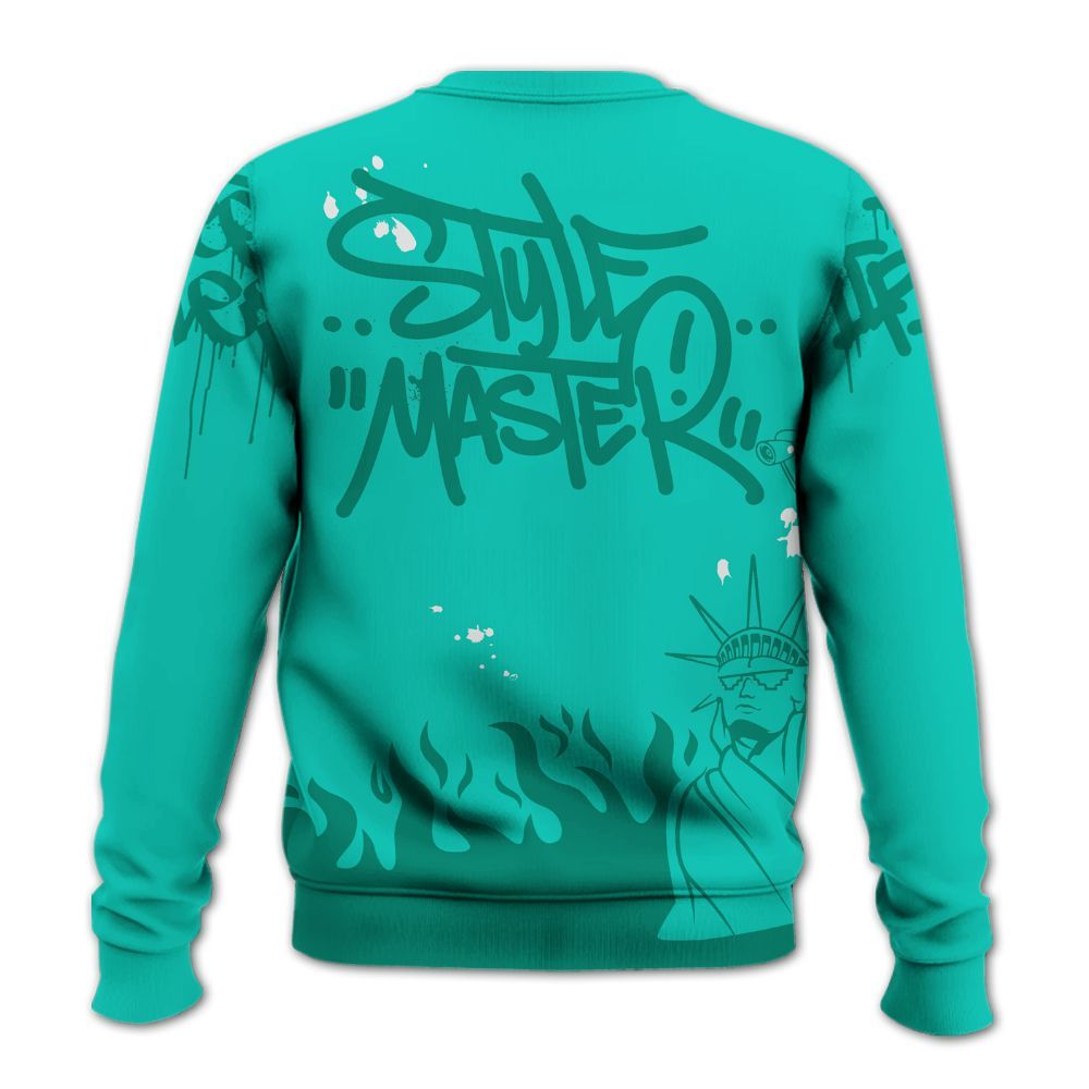 Sweatshirt To Match Dunk Low Clear Jade - Graphic Fck Around Find Out All Over Print