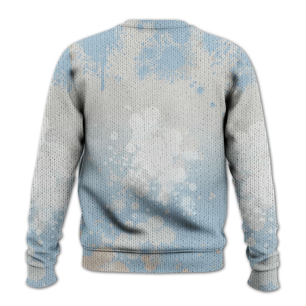 Sweater To Match High OG Alaska 1s - God Blessed Ink Drip Graphic