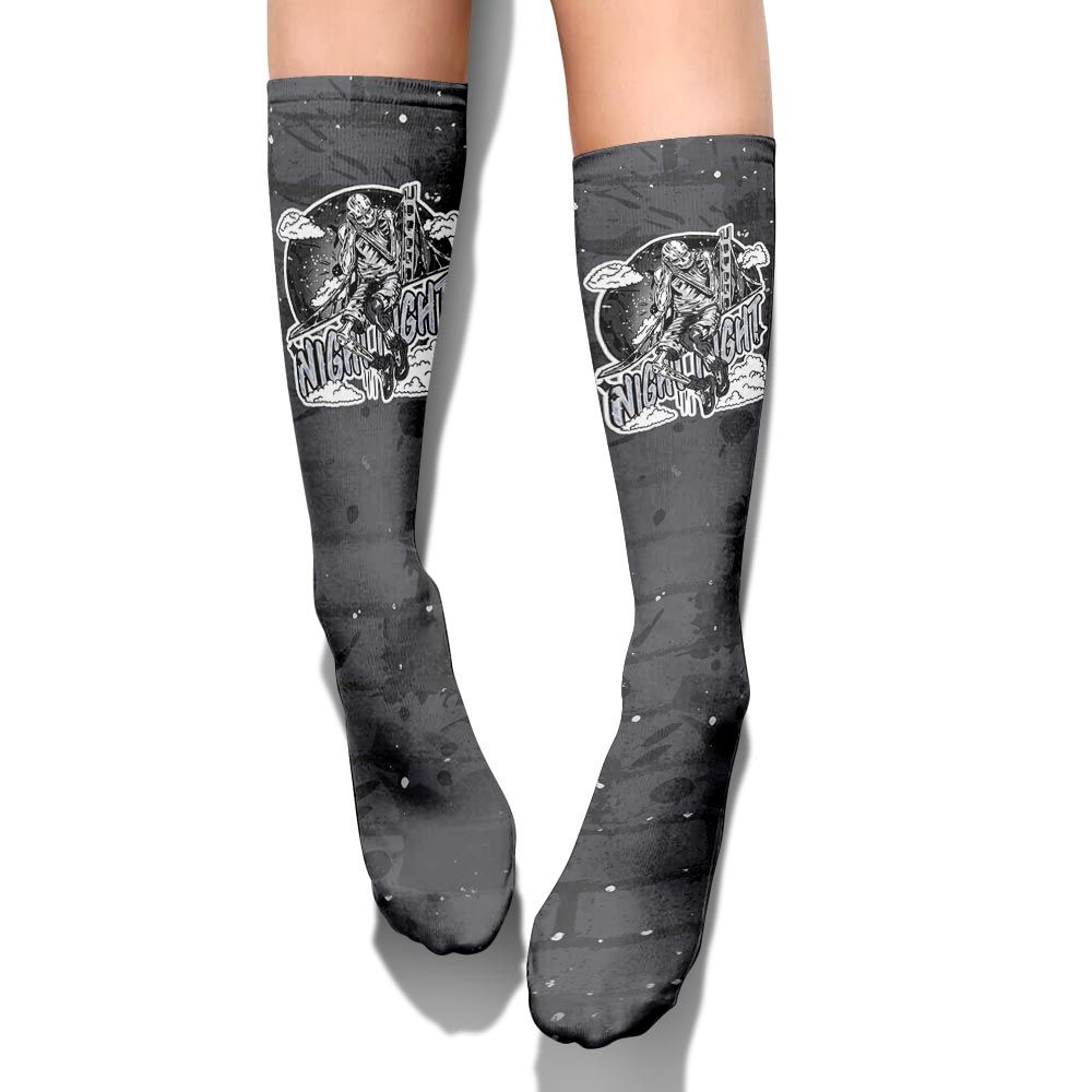 Sock To Match Reverse Oreo 6s - Seeya Skeleton Brick