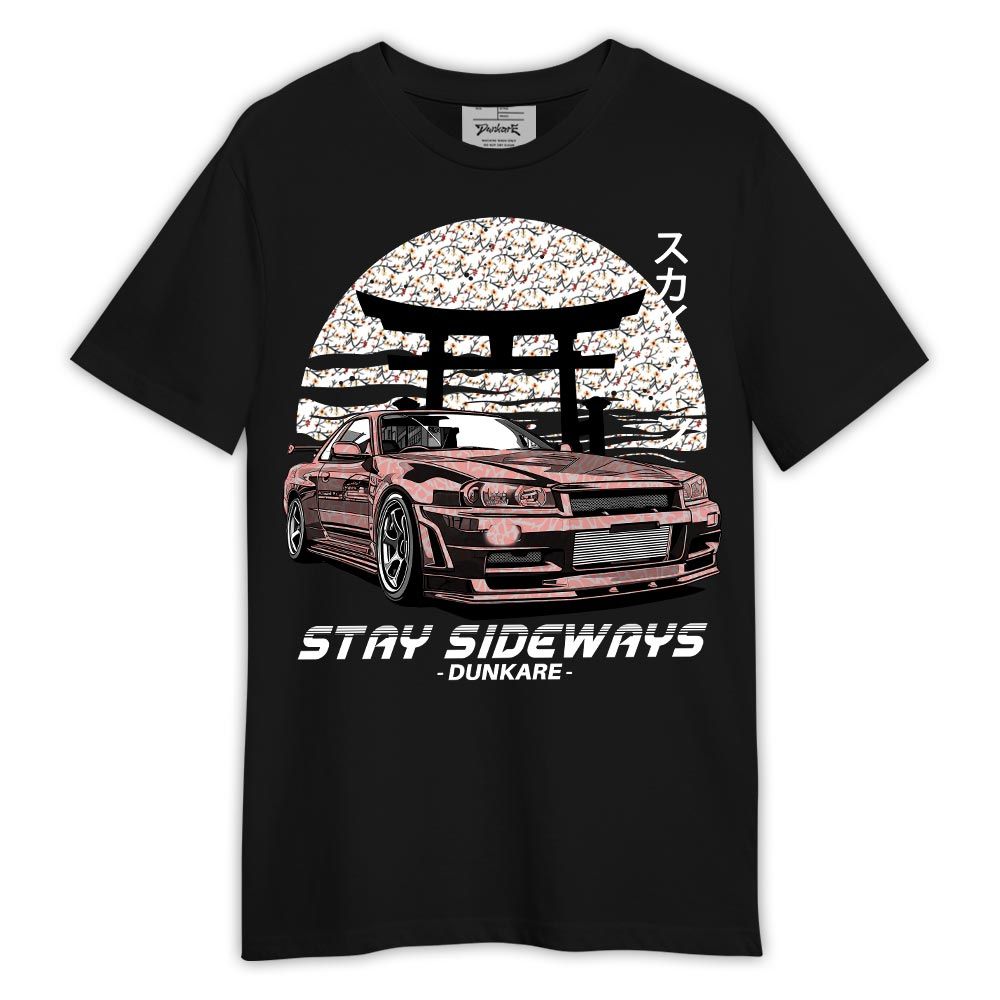 Shirt To Match Shirt Stay Sideways, Red Stardust 3s T-- To Match Sneaker Red Stardust 3s Graphic Tee 2404 LTRP