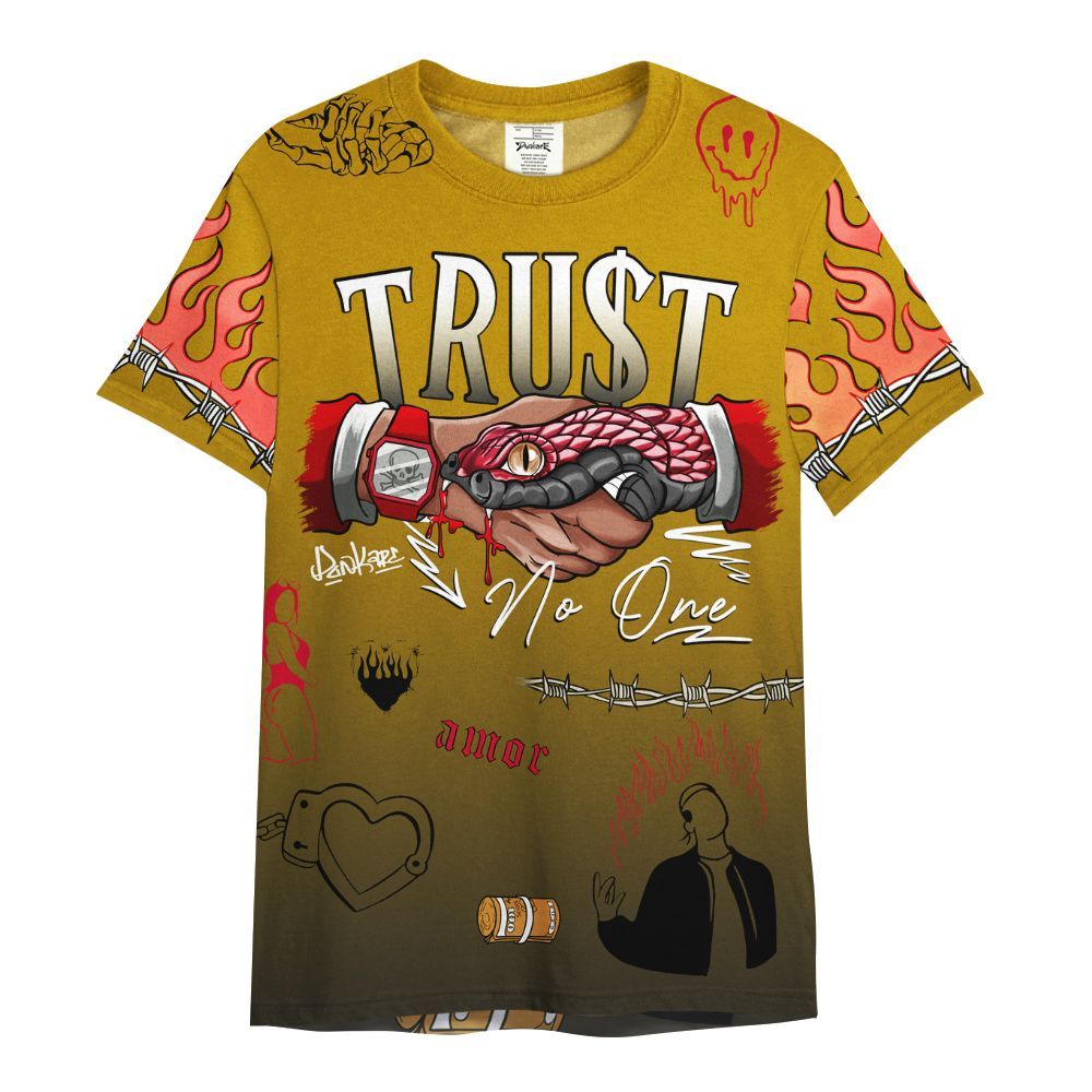 Shirt To Match Ja 3 Raptor - Snake Trust No One All Over Print