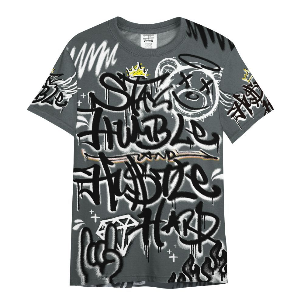 Shirt To Match Black RM Nigel Sylvester 4s - Humble Drip Streetwear Graffity All Over Print