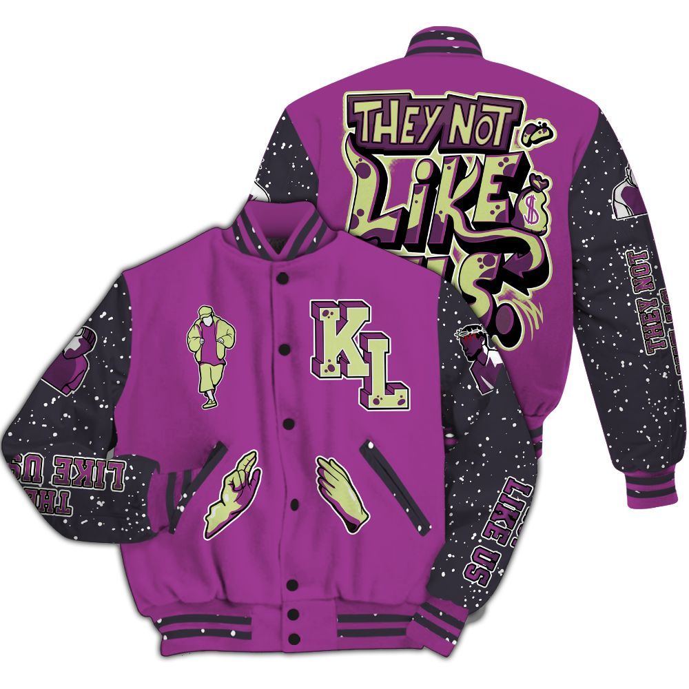 Varsity Jacket To Match Ja 2 Staregazer - Dislike Us Graphic All Over Print
