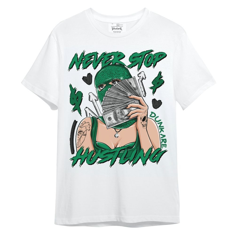 Shirt To Match Mid Lucky Green 1s - Hustling Unque Unisex Shirt