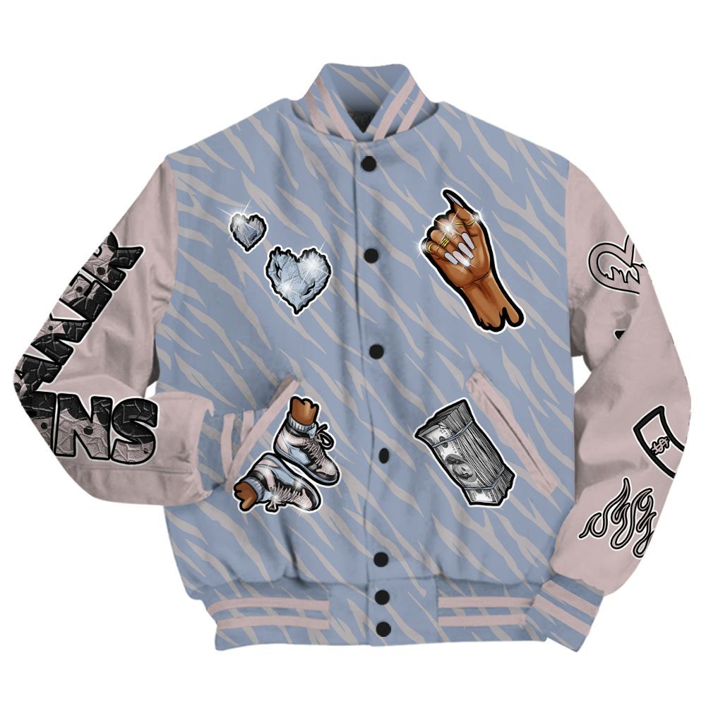 Varsity Jacket To Match Ja 2 Induction - Sneakerz Girlz All Over Print