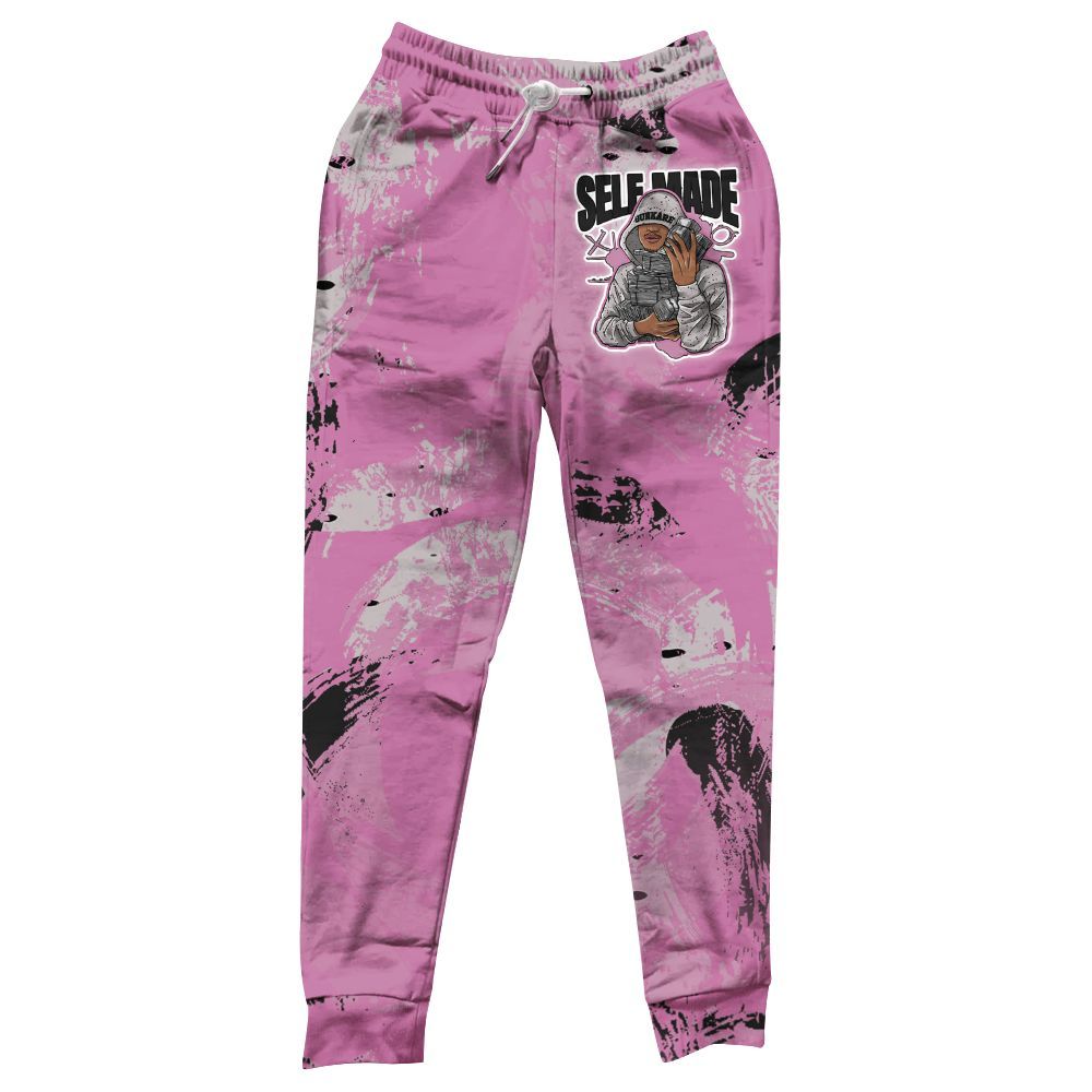 Sweatpant To Match Neutral Grey Unique White Orchid 4s - Selfmade Unique All Over Print