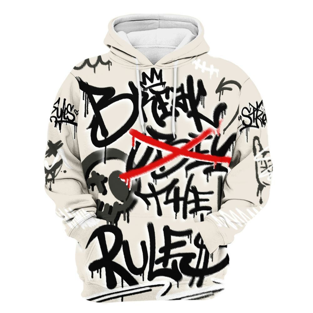 Hoodie To Match Air Max Plus Moonlight Swarovski - Break Rules Streetwear All Over Print