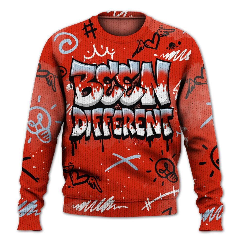 Knitted Sweater To Match Retro Cherry 11s - Drip Been Di2ferent