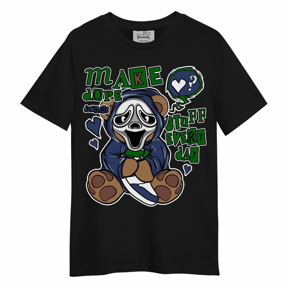 Shirt To Match Midnight Navy 13s - Make Dopes Bear Unisex Shirt
