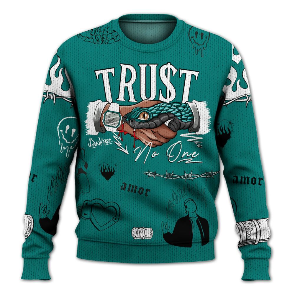 Sweater To Match Griffey Max 1 Freshwater - Snake Trust No One Graphic