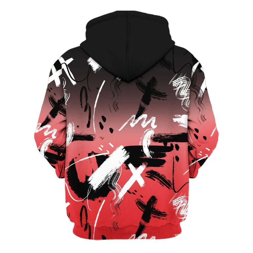 Hoodie To Match Chile Red 9s - Money Hustle Grind Pray All Over Print