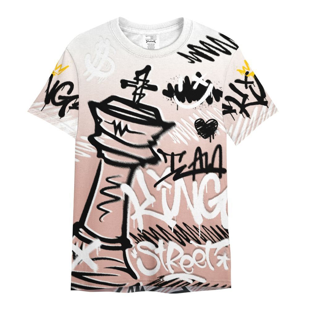 Shirt To Match Dunk Low Pink Velvet - Street King Chess Streetwear All Over Print