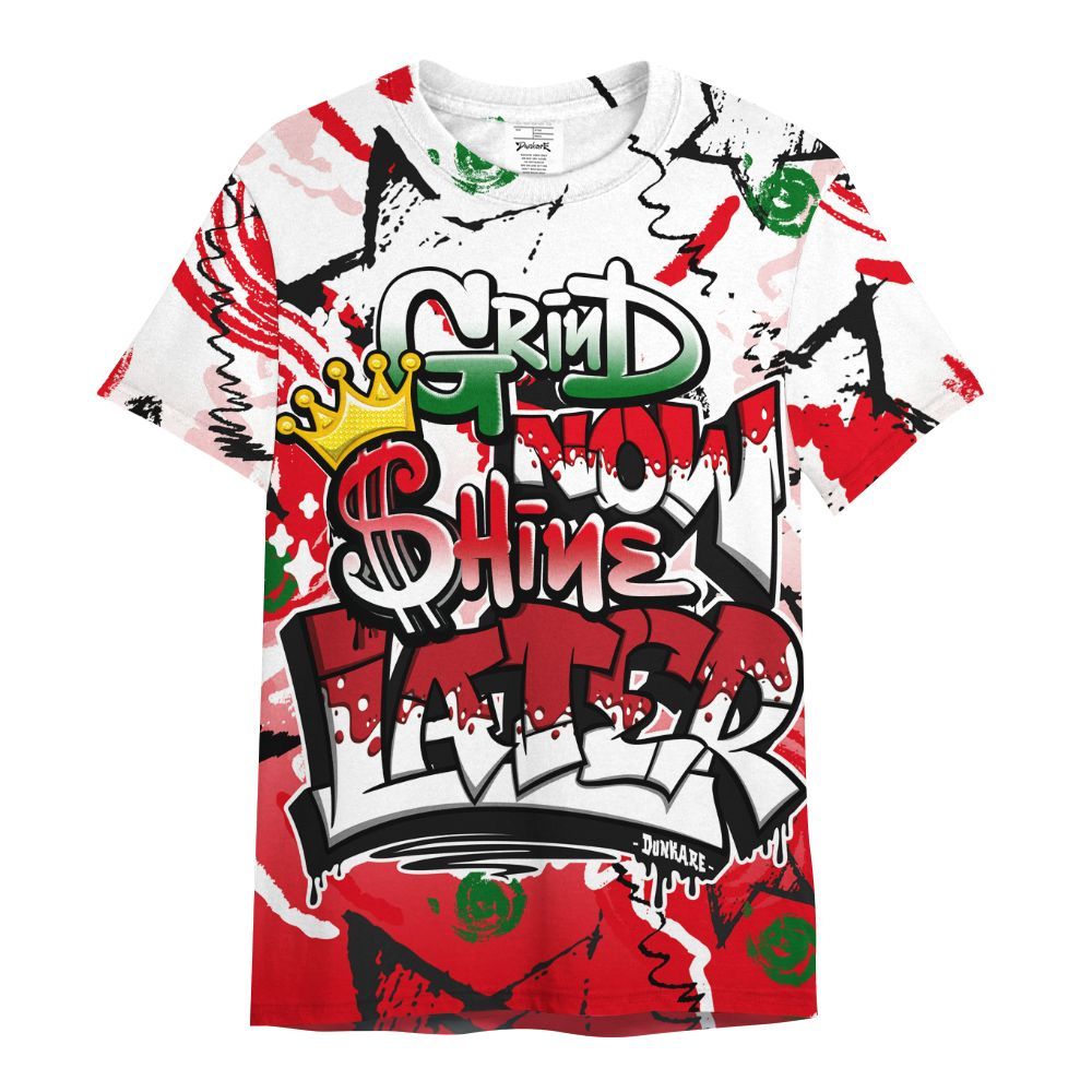 Shirt To Match Chicago 13s - Grind Shine Later Drip All Over Print