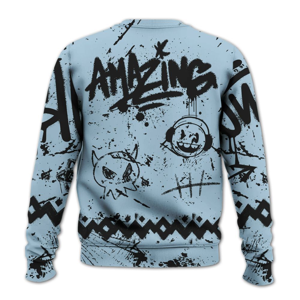 Sweatshirt To Match Chambray 7s - Friday Sneaker Crayon All Over Print