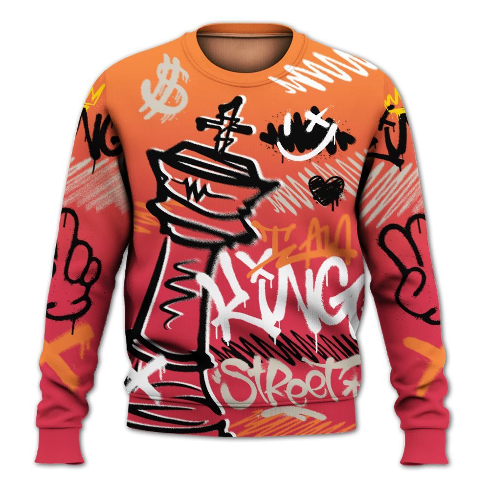 Sweatshirt To Match Air Max Portal Bright Ceramic - Street King Chess Streetwear All Over Print