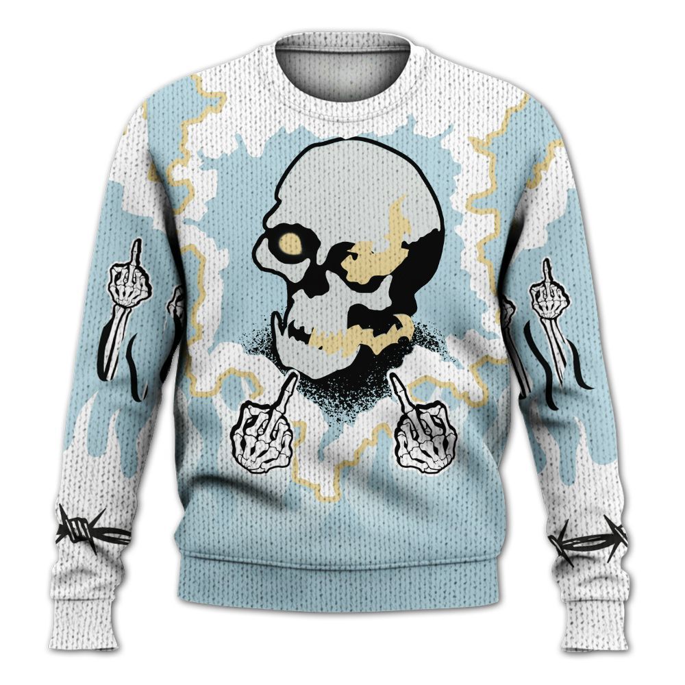 Knitted Sweater To Match Low Year Of The Snake 11s - F Around Find Out Graphic Trapped