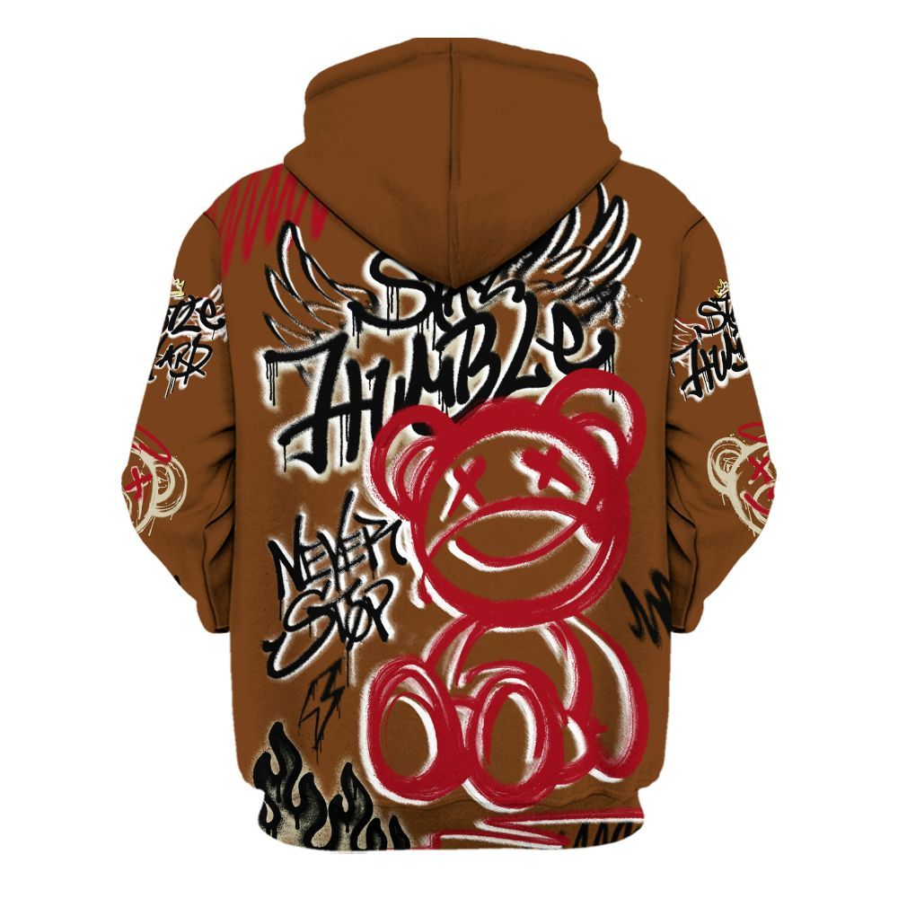 Hoodie To Match Archaeo Brown 5s - Humble Drip Streetwear Graffity All Over Print