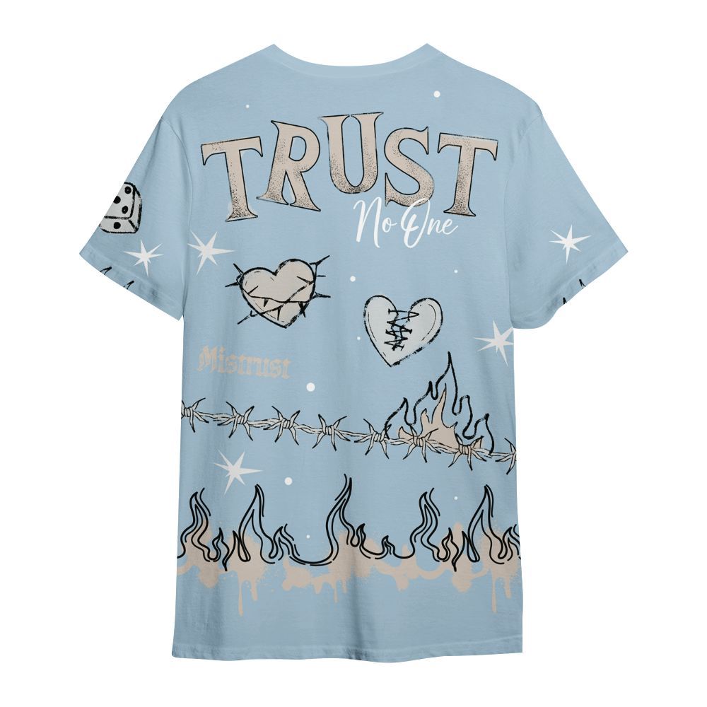 Shirt To Match High OG Alaska 1s - Trust No One Snake-Bite Doodle Crayon All Over Print