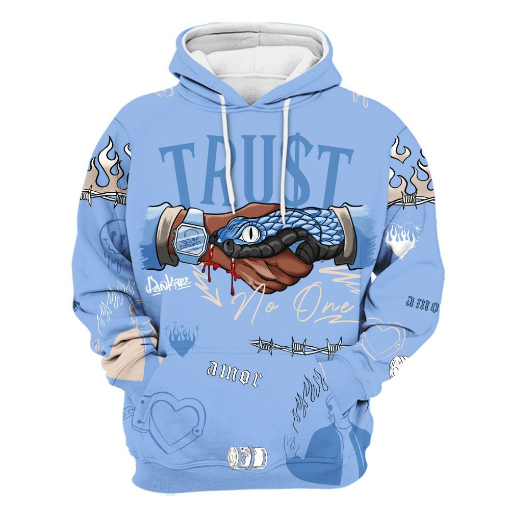 Hoodie To Match Air Max 1 Royal Pulse - Snake Trust No One All Over Print