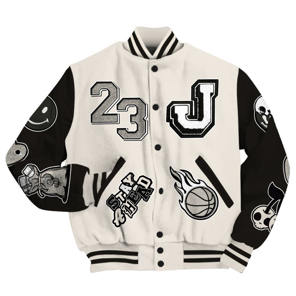 Varsity Jacket To Match Air Max Plus Moonlight Swarovski - Hustles Money Number 23 All Over Print