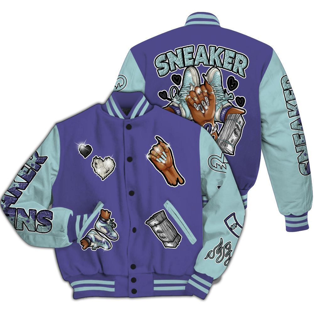 Varsity Jacket To Match Air Ship PE Hornets - Sneakerz Girlz All Over Print