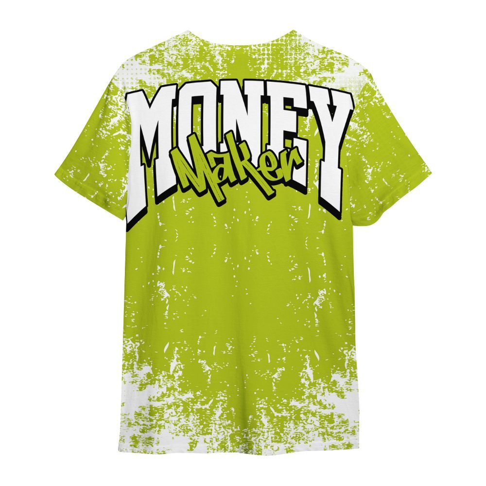 Shirt To Match Bright Cactus 13s - Move In Silence Money Street Retro All Over Print