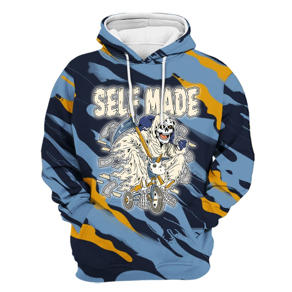 Hoodie To Match High OG First In Flight 1s - Self Make Skeleton Colored All Over Print