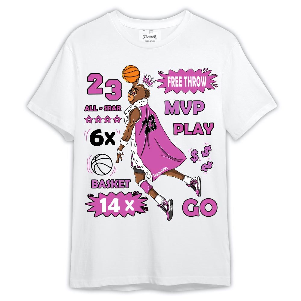 Shirt To Match Hyper Violet 4s - Graphic Free Throw Shirt Outfit