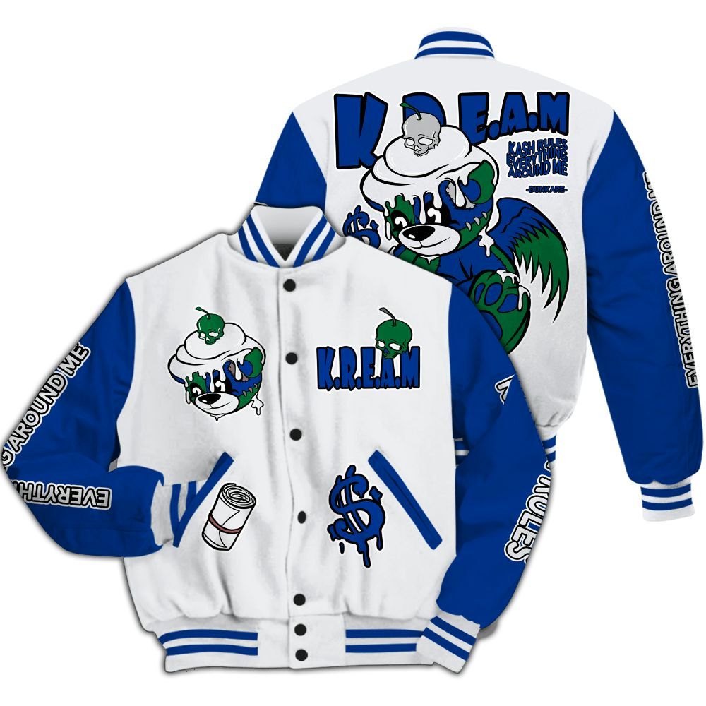 Varsity Jacket To Match Dunk Low Tennis Classic - Loot Bear All Over Print