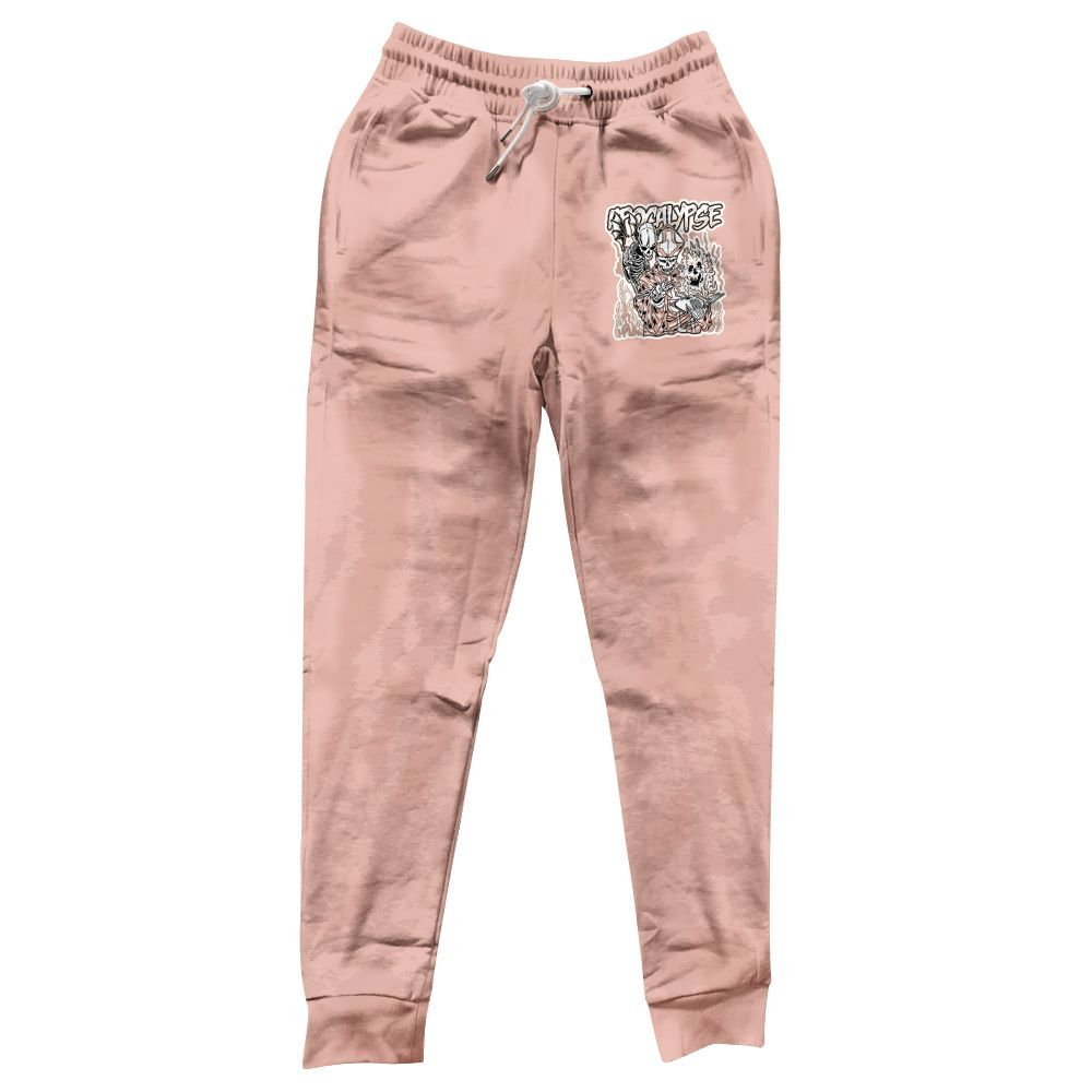 Sweatpant To Match Dunk Low Pink Velvet - Apocalypse Skeleton Burn All Over Print