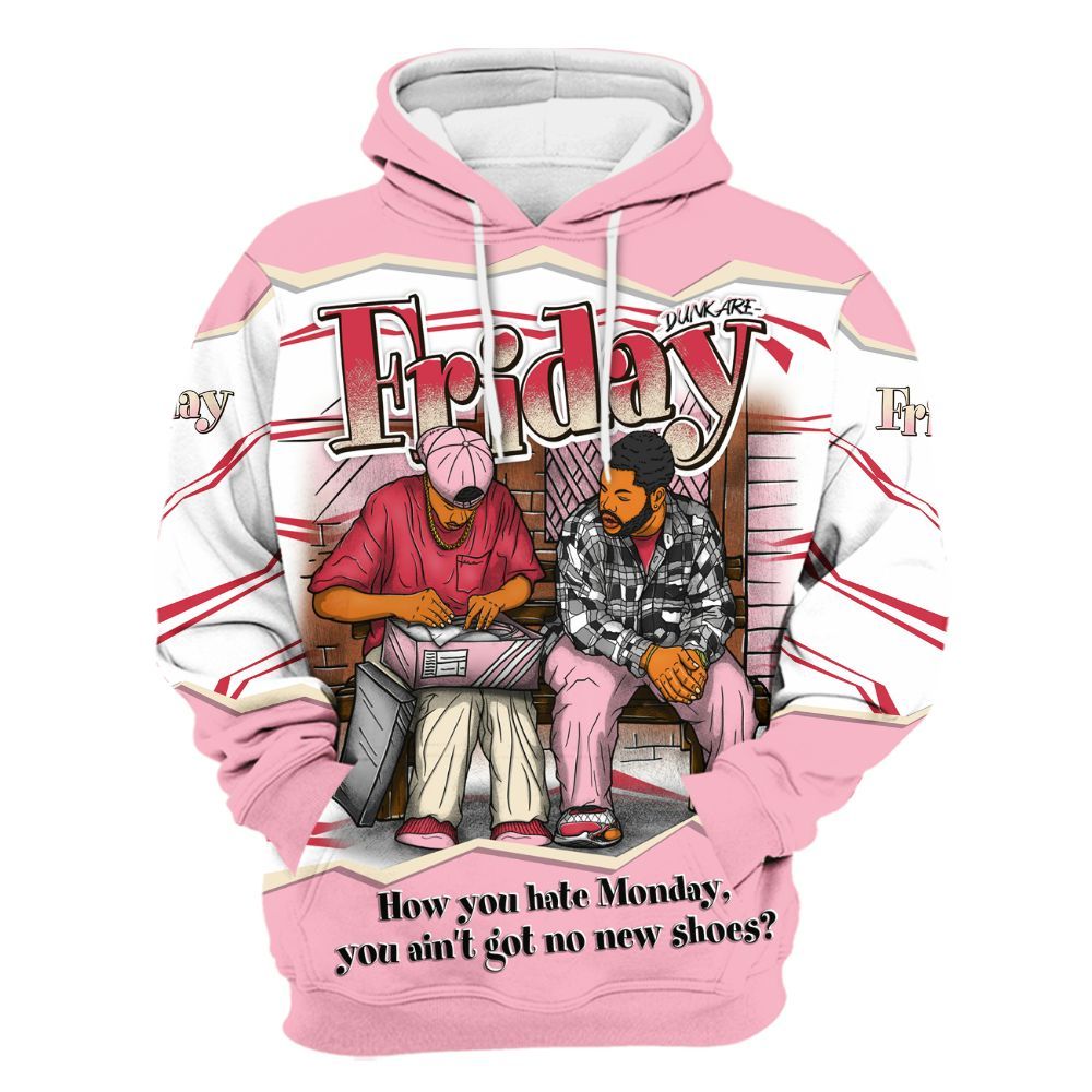 Hoodie To Match Low OG Tropical Pink 1s - Friday Movie 90s TV All Over Print