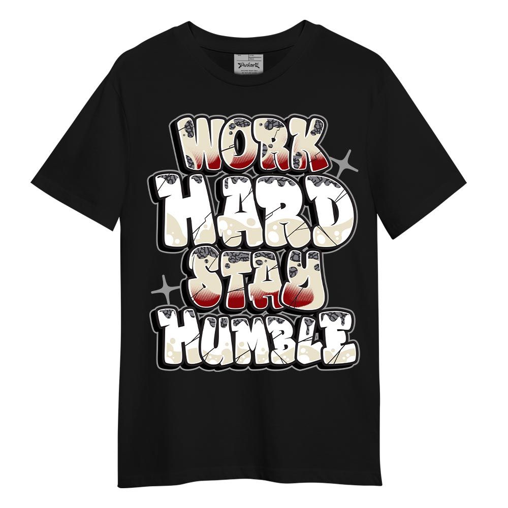 Shirt To Match Cement Grey 3s - Working Hard And Humble Graphic Shirt Unisex