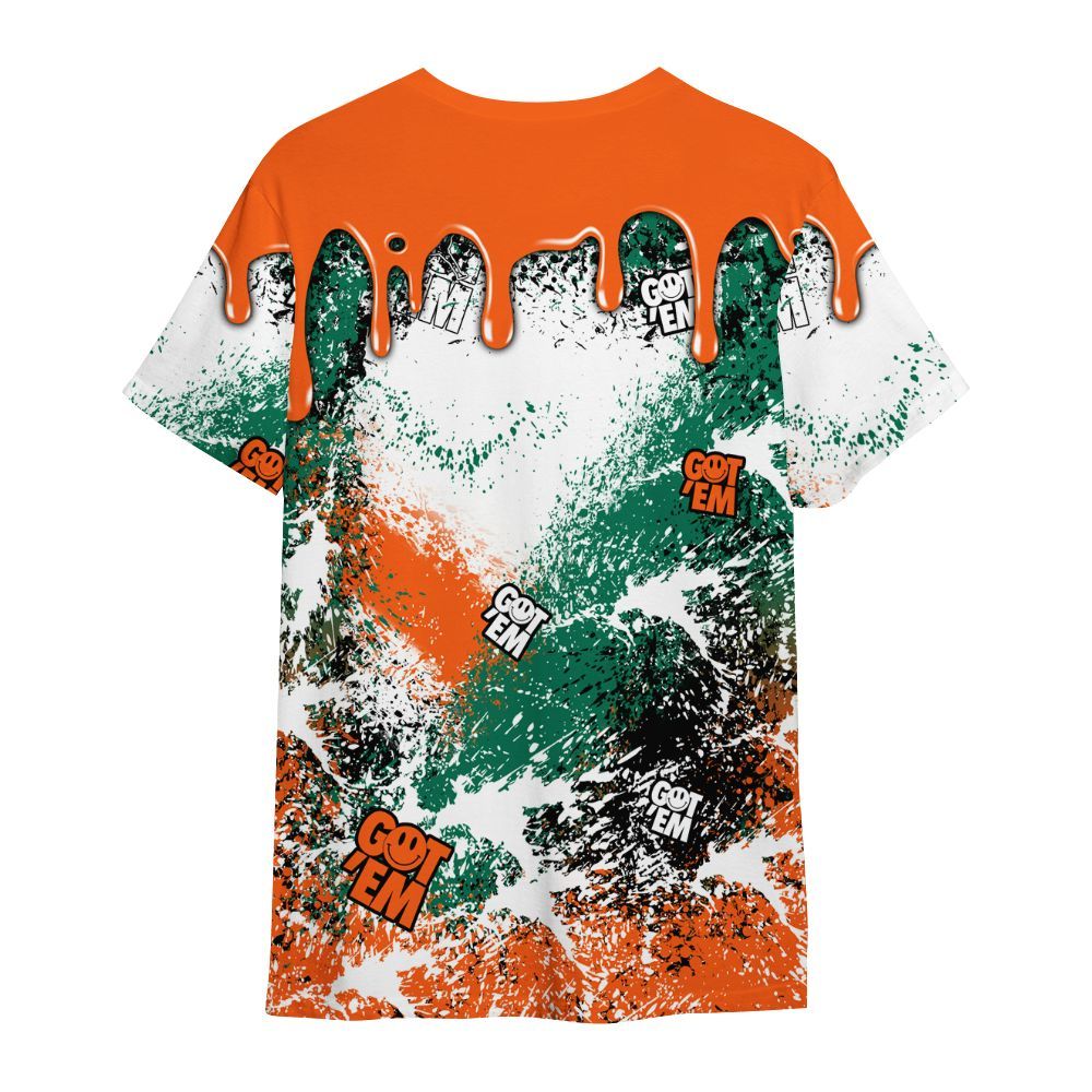 Shirt To Match SoleFly Sail Gorge Green 3s - Dripping 23 Drip All Over Print