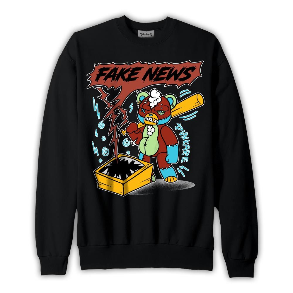Sweatshirt To match SB Dunk Di'Orr Greenwood Sweatshirt - False News Hugz Graphic