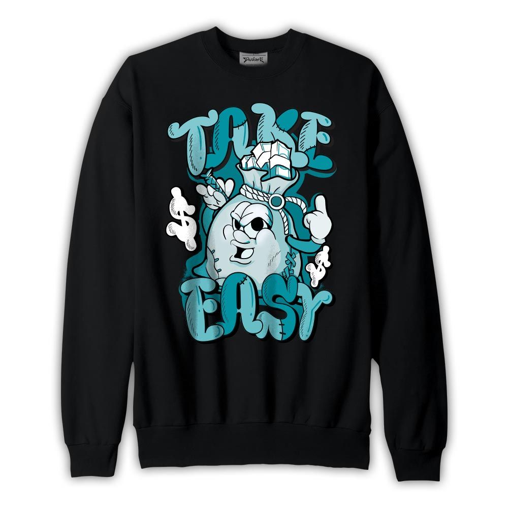 Sweatshirt To match Sweatshirt Take Easy, Oxidized Green 4s Sweatshirt To Match Sneaker 2404 PAT