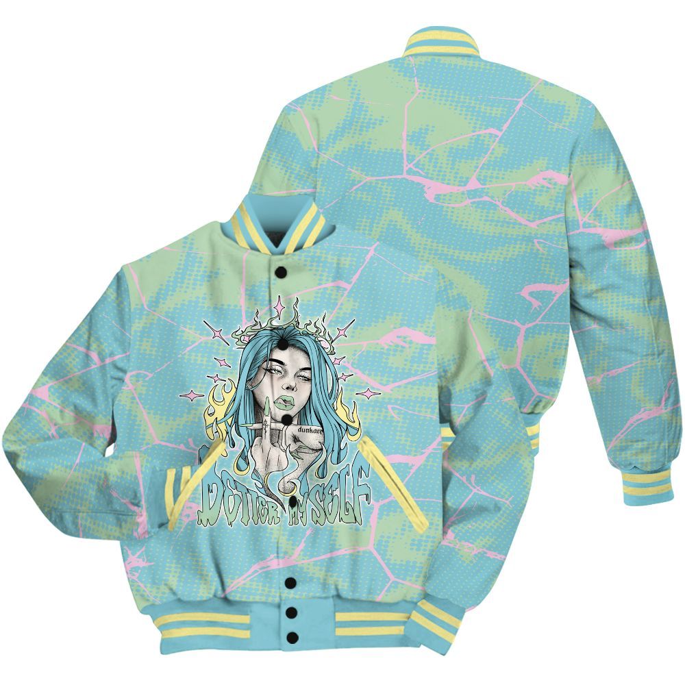 Varsity Jacket To Match SB Dunk Low Visty Shirt - My-Self Crack Unique All Over Print