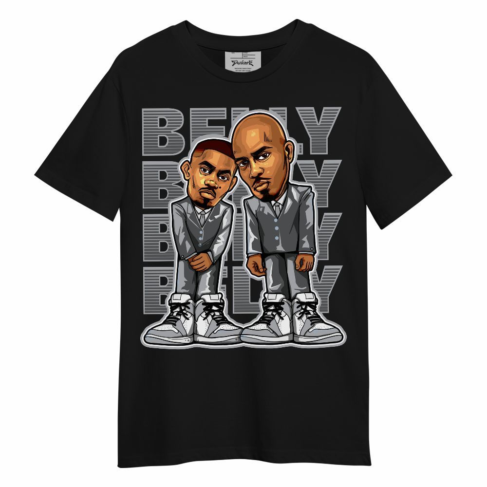 Shirt To Match Low OG Wolf Grey 1s - Belly Sneakers Graphic Unisex Shirt