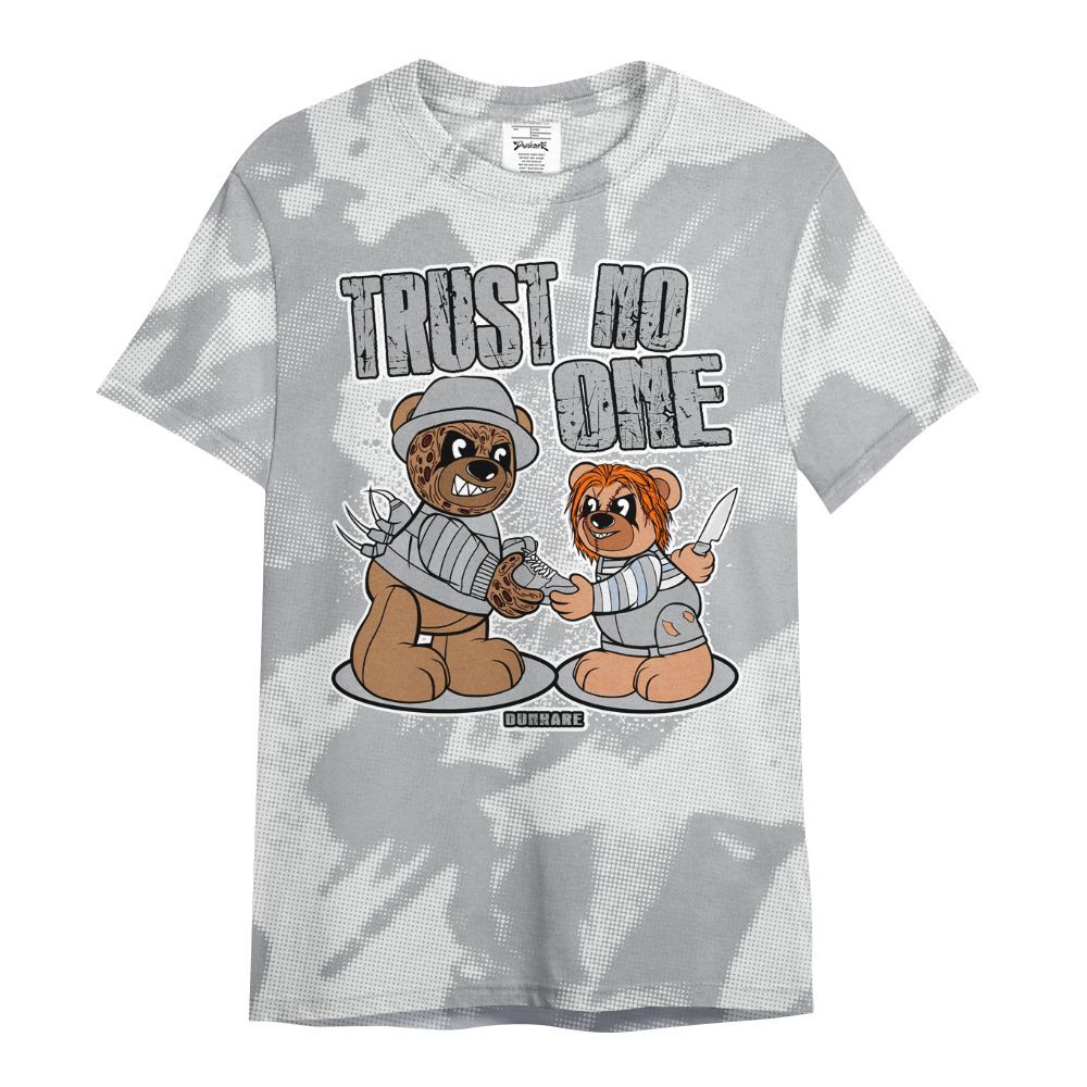 Shirt To Match Low OG Wolf Grey 1s - Trust No One Bear Abstract Halftone All Over Print