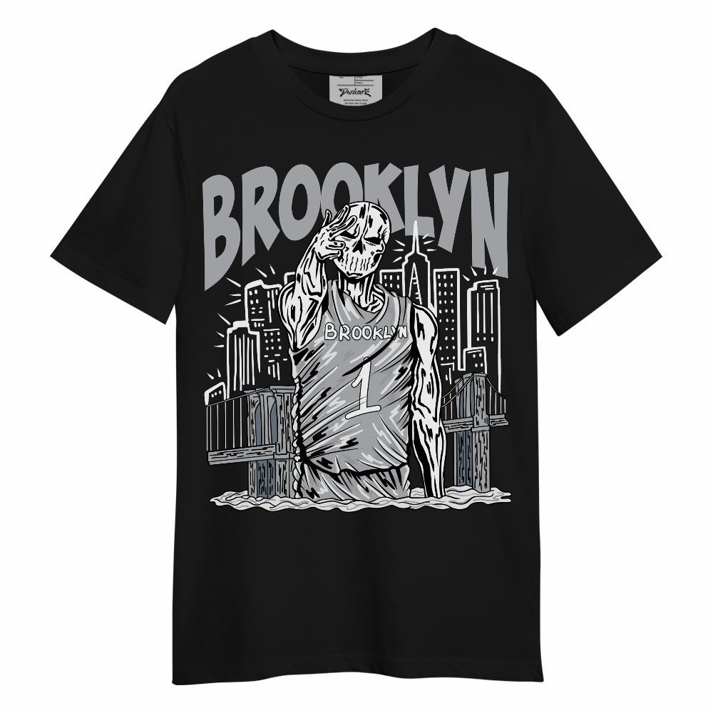 Shirt To Match Low OG Wolf Grey 1s - Brooklyn's Skeleton Unisex Shirt