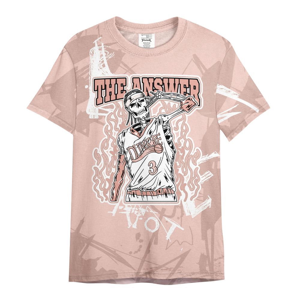 Shirt To Match Low Legend Pink 11s - Allen Answer Skeleton Messyz All Over Print