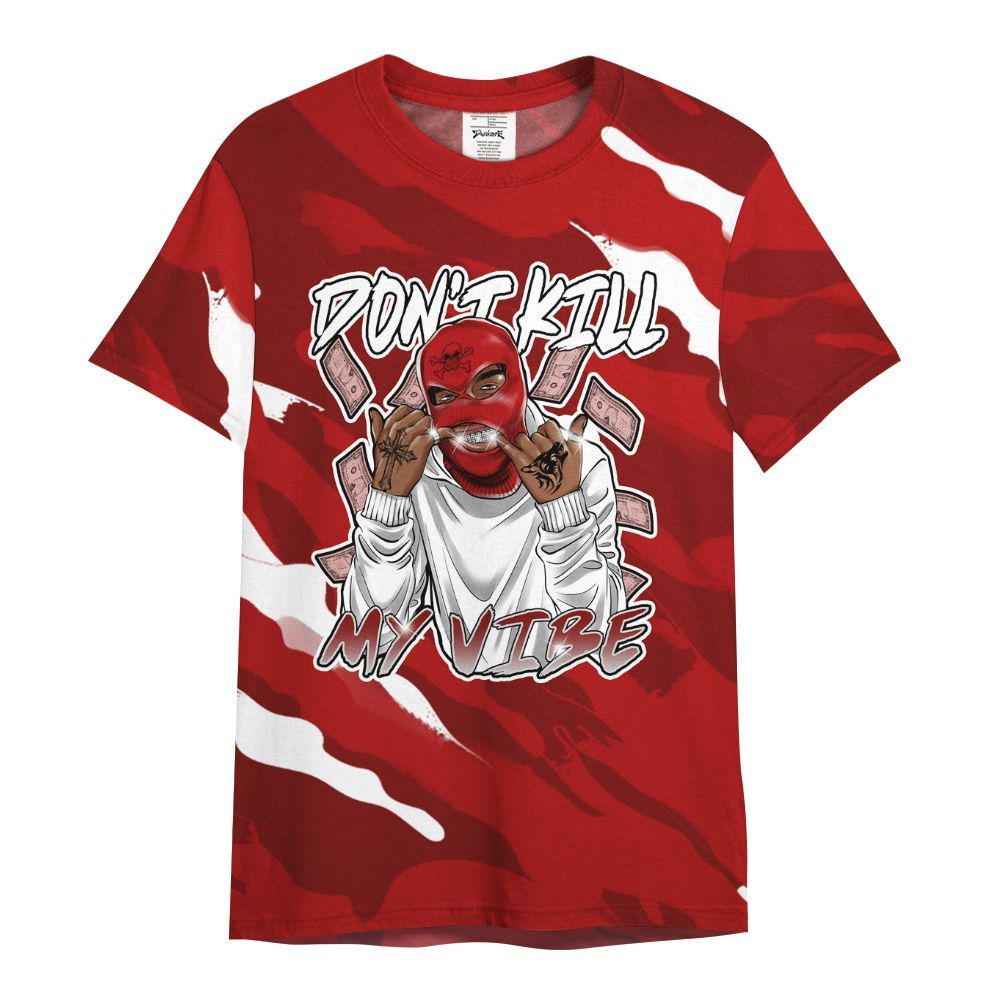 Shirt To Match Red Taxi 12s - Vibe.Unique Colored All Over Print